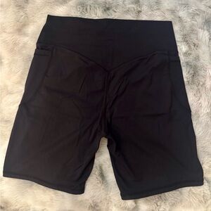 Black Bike Shorts w/ Pockets
